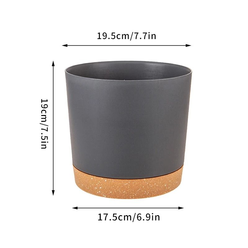 Self-Watering Plant Pots – High-Performance Automatic Plastic Flowerpots with Integrated Saucer