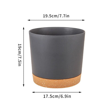 Self-Watering Plant Pots – High-Performance Automatic Plastic Flowerpots with Integrated Saucer