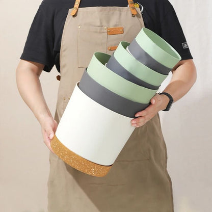 Self-Watering Plant Pots – High-Performance Automatic Plastic Flowerpots with Integrated Saucer