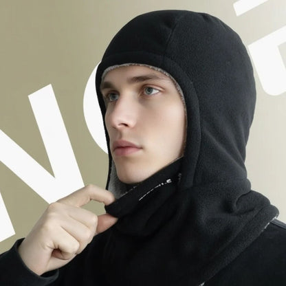 Thermal Windproof Winter Balaclava and Fleece Cycling Hood