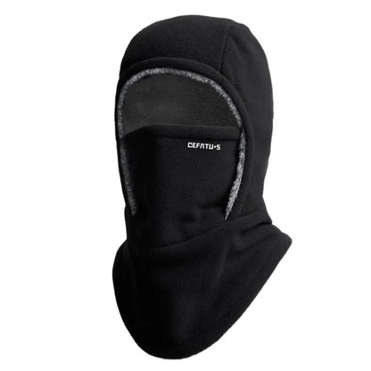 Thermal Windproof Winter Balaclava and Fleece Cycling Hood