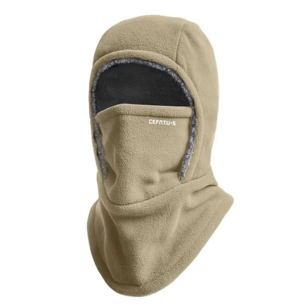Thermal Windproof Winter Balaclava and Fleece Cycling Hood