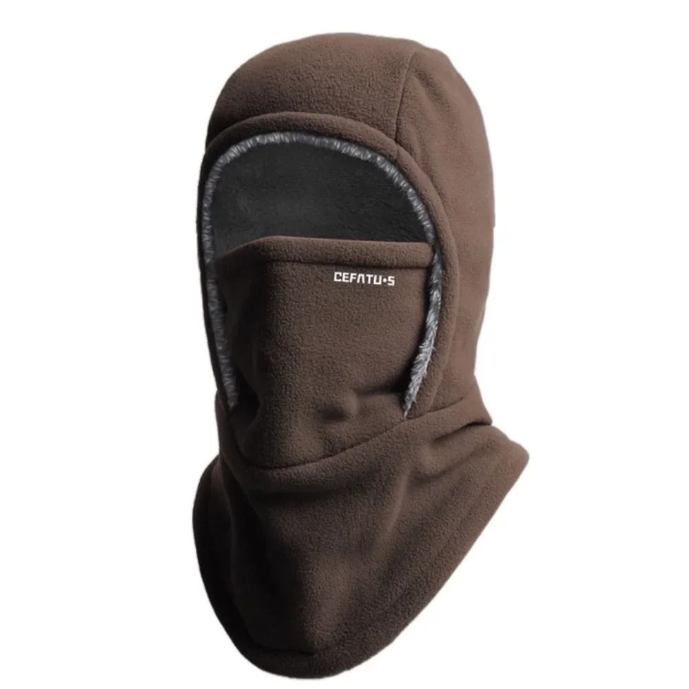 Thermal Windproof Winter Balaclava and Fleece Cycling Hood