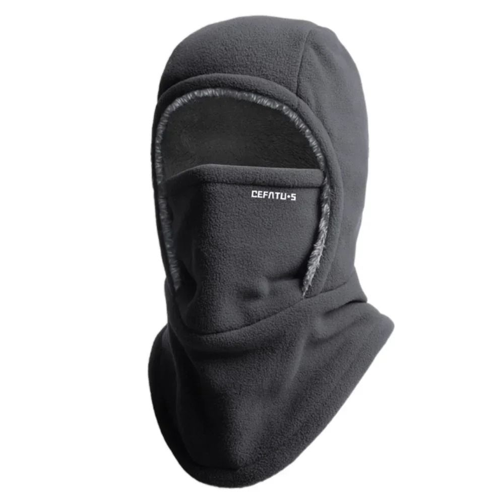 Thermal Windproof Winter Balaclava and Fleece Cycling Hood