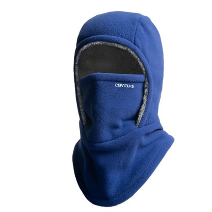 Thermal Windproof Winter Balaclava and Fleece Cycling Hood