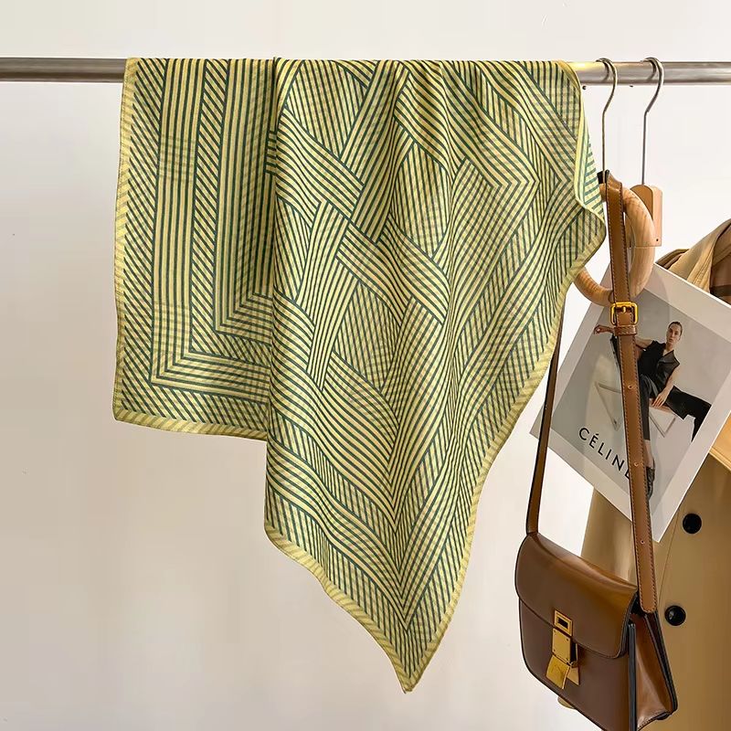Pure Cotton Square Scarf for Women – Soft Printed Neck & Hair Foulard