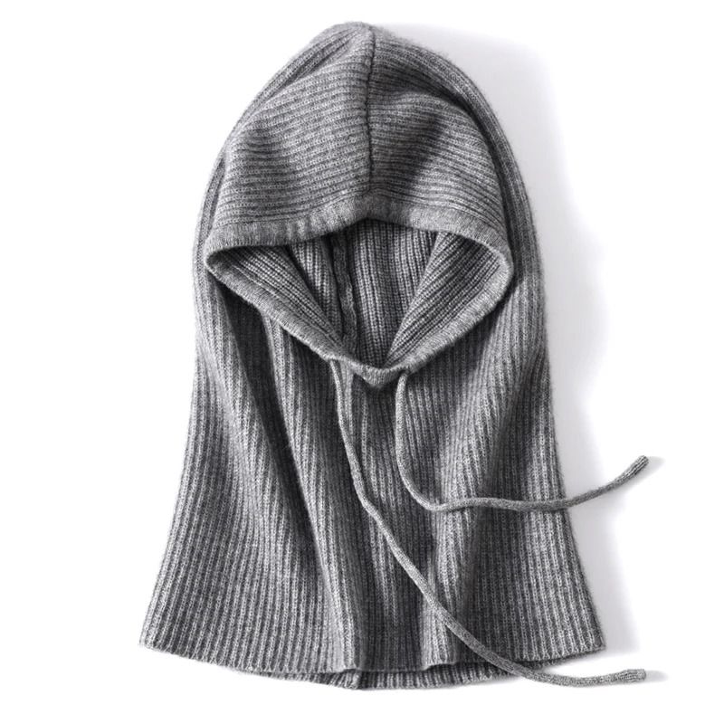100% Pure Wool Balaclava Beanie – Premium Winter Neck and Face Protection