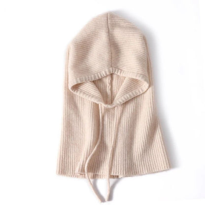 100% Pure Wool Balaclava Beanie – Premium Winter Neck and Face Protection