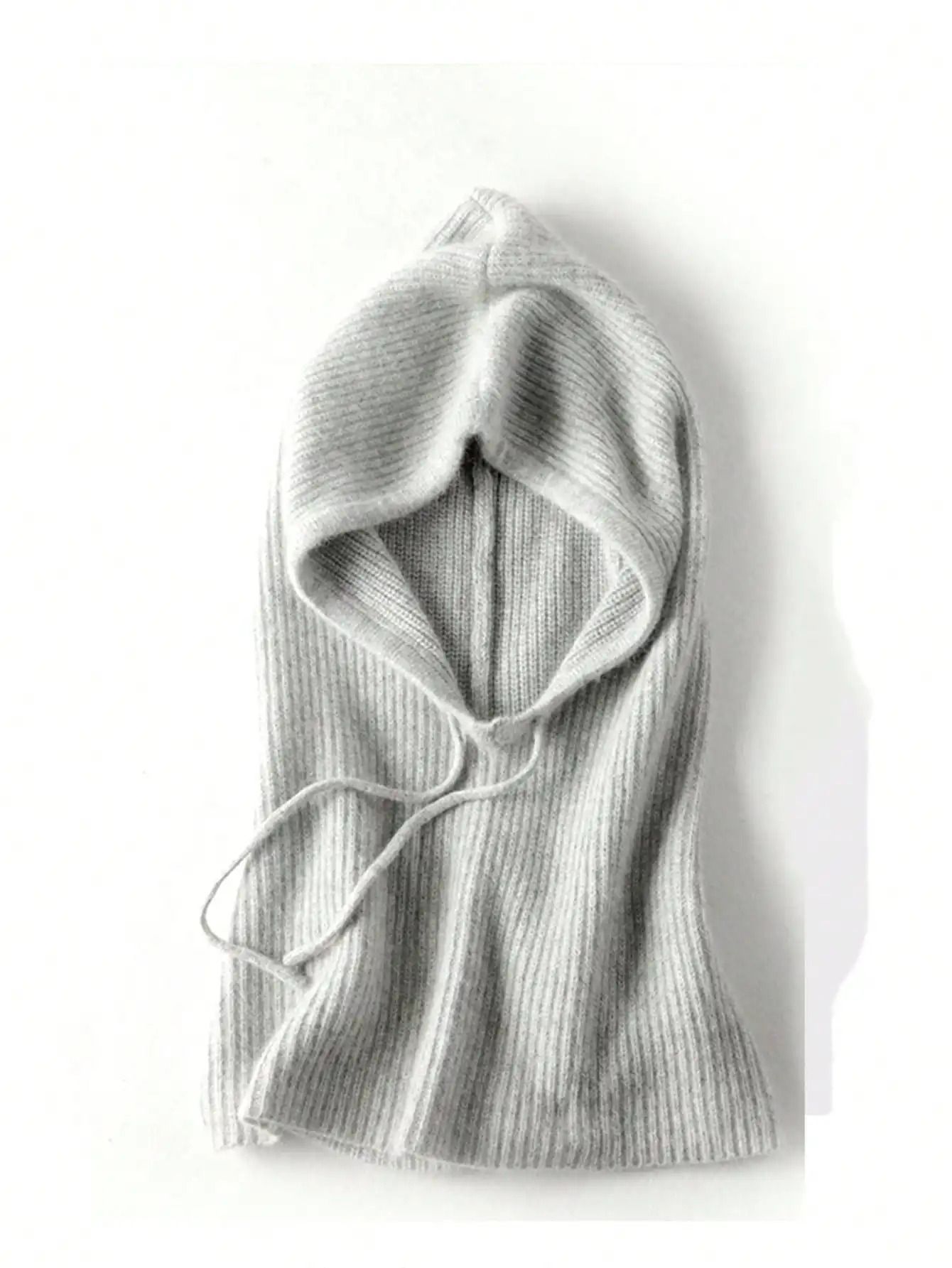 100% Pure Wool Balaclava Beanie – Premium Winter Neck and Face Protection
