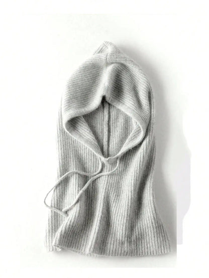 100% Pure Wool Balaclava Beanie – Premium Winter Neck and Face Protection
