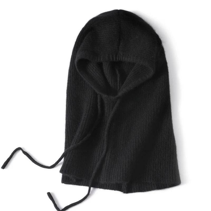100% Pure Wool Balaclava Beanie – Premium Winter Neck and Face Protection