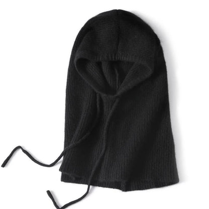 100% Pure Wool Balaclava Beanie – Premium Winter Neck and Face Protection