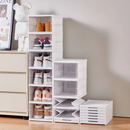 6 Layer Transparent Sneaker Shoe Storage Organizer Box