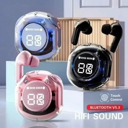 Wireless Bluetooth Sports Headset Noise Reduction Bass Boost Touch Control