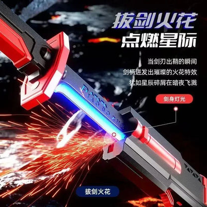 SpectrumBlade 7-Color LED Light Sword with Spark and Smoke Effects