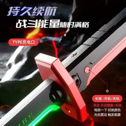SpectrumBlade 7-Color LED Light Sword with Spark and Smoke Effects