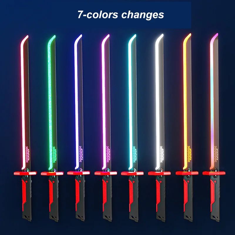SpectrumBlade 7-Color LED Light Sword with Spark and Smoke Effects