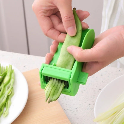 Multi-Functional Green Bean Slicer Vegetable Cutter for Green Onions, String Beans, and More