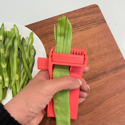 Multi-Functional Green Bean Slicer Vegetable Cutter for Green Onions, String Beans, and More