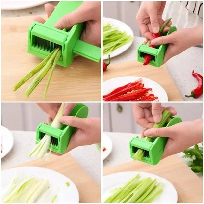 Multi-Functional Green Bean Slicer Vegetable Cutter for Green Onions, String Beans, and More