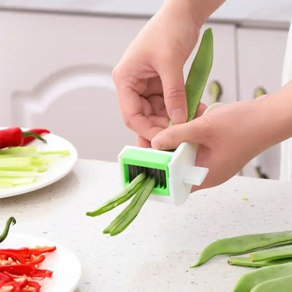 Multi-Functional Green Bean Slicer Vegetable Cutter for Green Onions, String Beans, and More