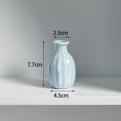 Korean Style Ceramic Bud Vase – High-Performance Mini Flower Vase & Single Stem Decorative Floral Holder