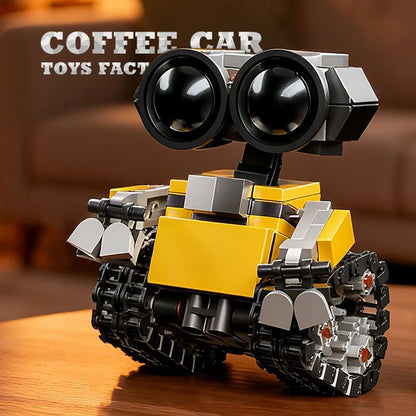 RoboTrack Mini Sci-Fi MOC Building Bricks Set – 217-Piece Tracked Robot Model Kit