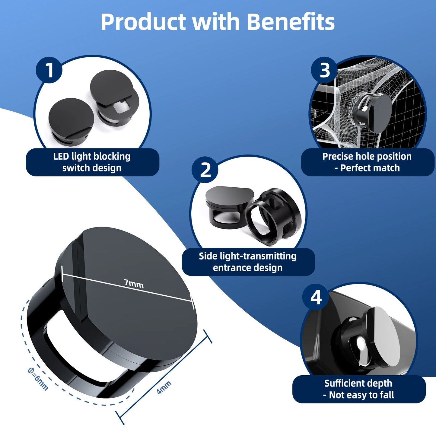 StealthShield LED Light Cover for Ray-Ban Meta & Oakley Meta HSTN – Adjustable Camera Privacy Blocker 2nd Gen Compatible