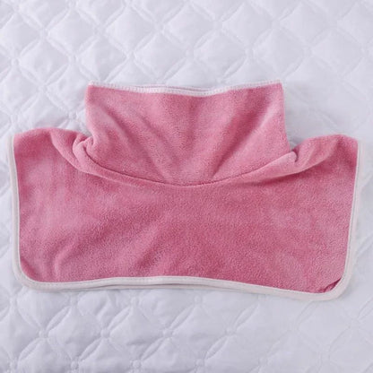 VelvaSpa Square Face Cradle Towel – Thickened Velvet SPA Massage Table Cover with Breath Hole
