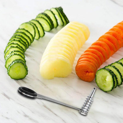 Spiral Slicer Twister Blade for Vegetables Cucumber, Carrot & Potato Curler for Home Use