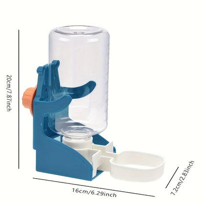 Automatic Bird Water Dispenser for Parrot Feeding Cage Transparent Parakeet Seed Container & Food Dispenser