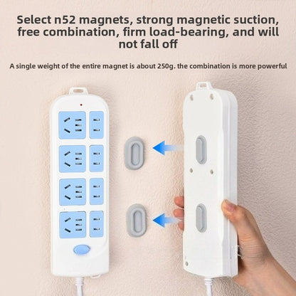 Magnetic Wall Mount Remote Control Holder for TV & Air Conditioner Self-Adhesive Organizer for Household Remotes