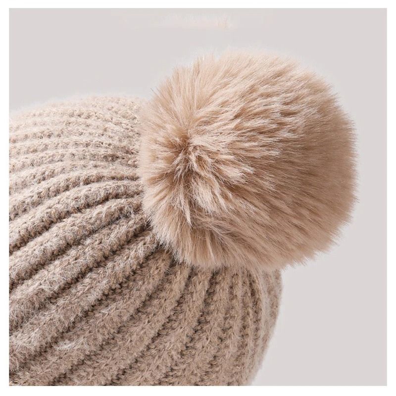 Womens 3-in-1 Thermal Knitted Winter Hood Set