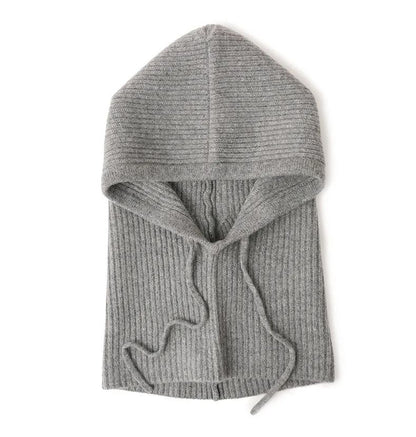 100% Pure Wool Knitted Thermal Balaclava Hood