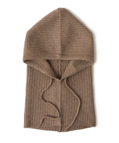 100% Pure Wool Knitted Thermal Balaclava Hood