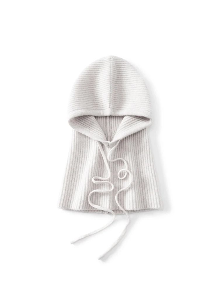 100% Pure Wool Knitted Thermal Balaclava Hood