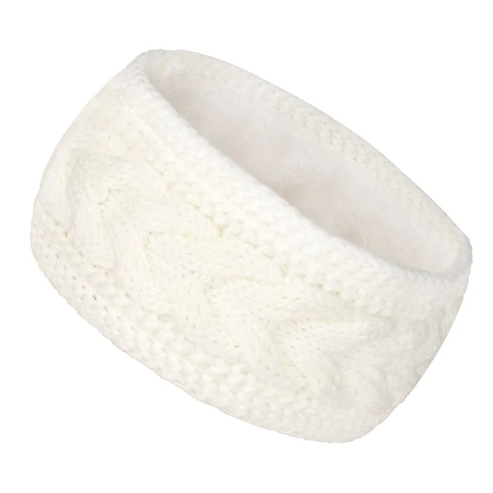 Thermal Velvet-Lined Knitted Winter Headband