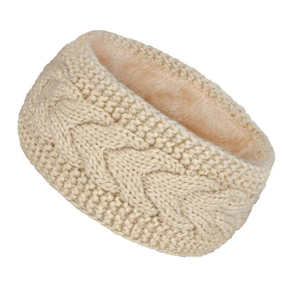 Thermal Velvet-Lined Knitted Winter Headband