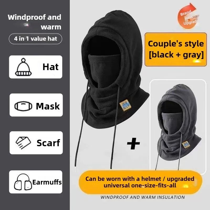 Thermal Fleece Outdoor Balaclava and Neck Warmer