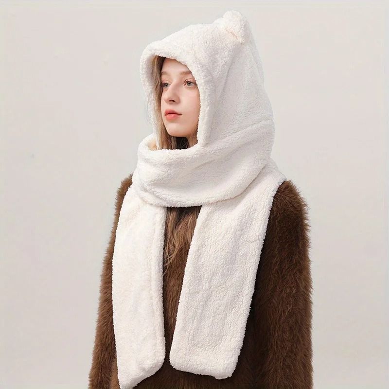 Elite Kawaii Bear Ear 3-in-1 Winter Thermal Set