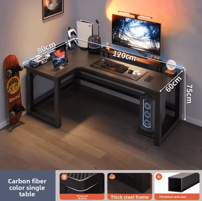 Premium Corner Computer Desk for Home Office, Study & Gaming Workstation
