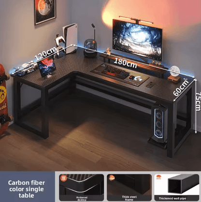 Premium Corner Computer Desk for Home Office, Study & Gaming Workstation