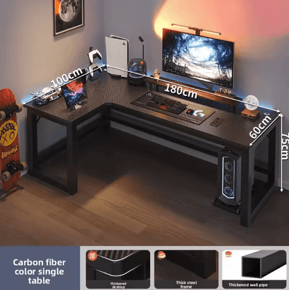 Premium Corner Computer Desk for Home Office, Study & Gaming Workstation