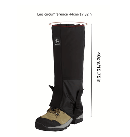 Waterproof Leg Gaiters for Snow Hiking and Desert Sand Protection