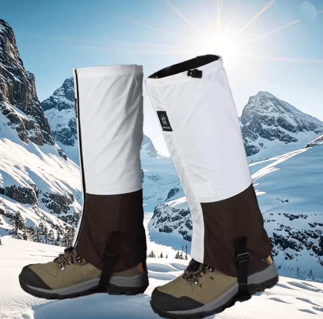 Waterproof Leg Gaiters for Snow Hiking and Desert Sand Protection