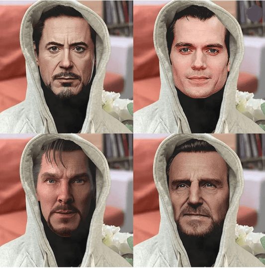 Doctor Strange 3D Elastic Mesh Full Face Cosplay Mask for Halloween Costume Party