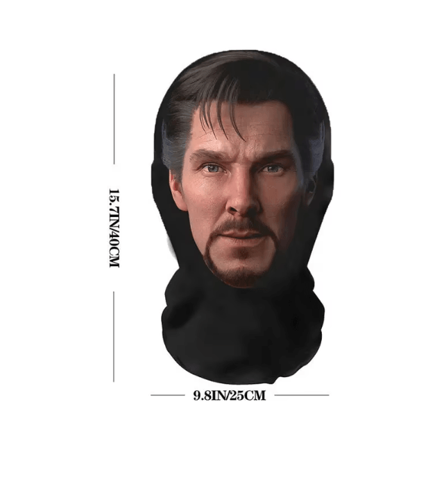Doctor Strange 3D Elastic Mesh Full Face Cosplay Mask for Halloween Costume Party