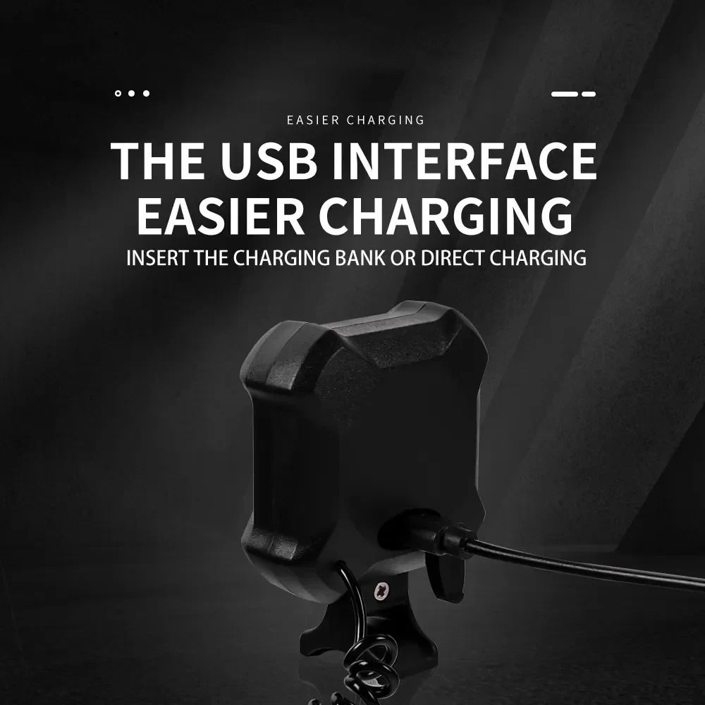 140dB High-Intensity Bicycle Horn & Headlight | USB Rechargeable Safety Alert Device for E-Bikes & Scooters