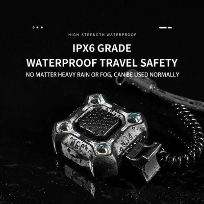 140dB High-Intensity Bicycle Horn & Headlight | USB Rechargeable Safety Alert Device for E-Bikes & Scooters