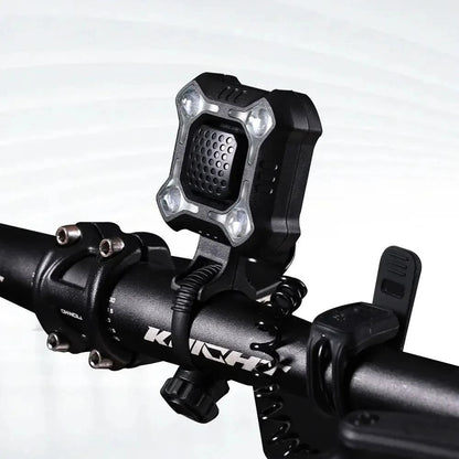 140dB High-Intensity Bicycle Horn & Headlight | USB Rechargeable Safety Alert Device for E-Bikes & Scooters